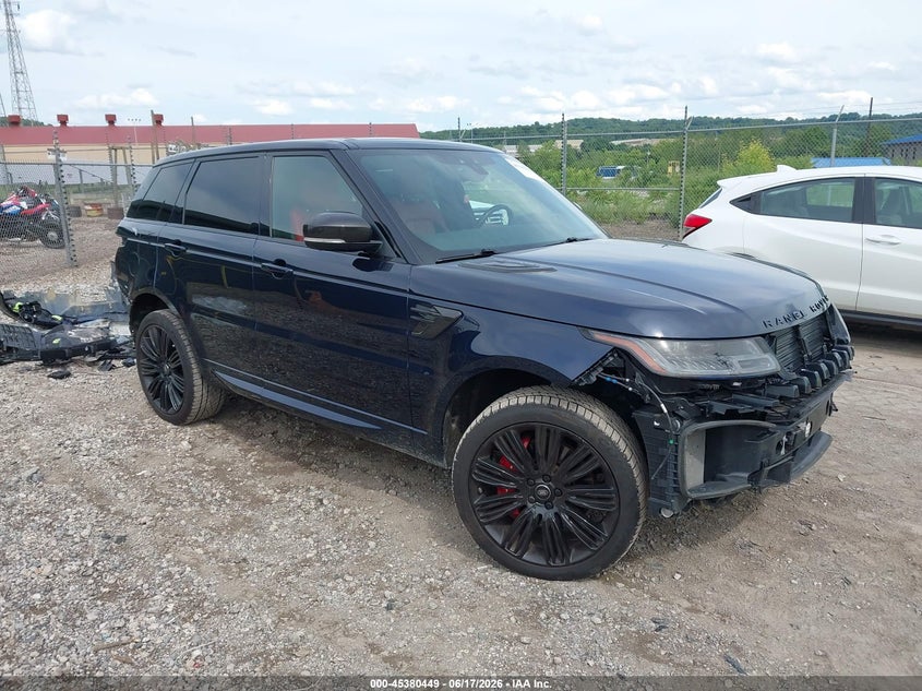 2020 Land rover Range rover sport VIN SALWR2SE3LA747765 IAAI salvage auction — FRONT & REAR, Salvage Title, sold $16,600 on 2026-07-15 (photo 1)