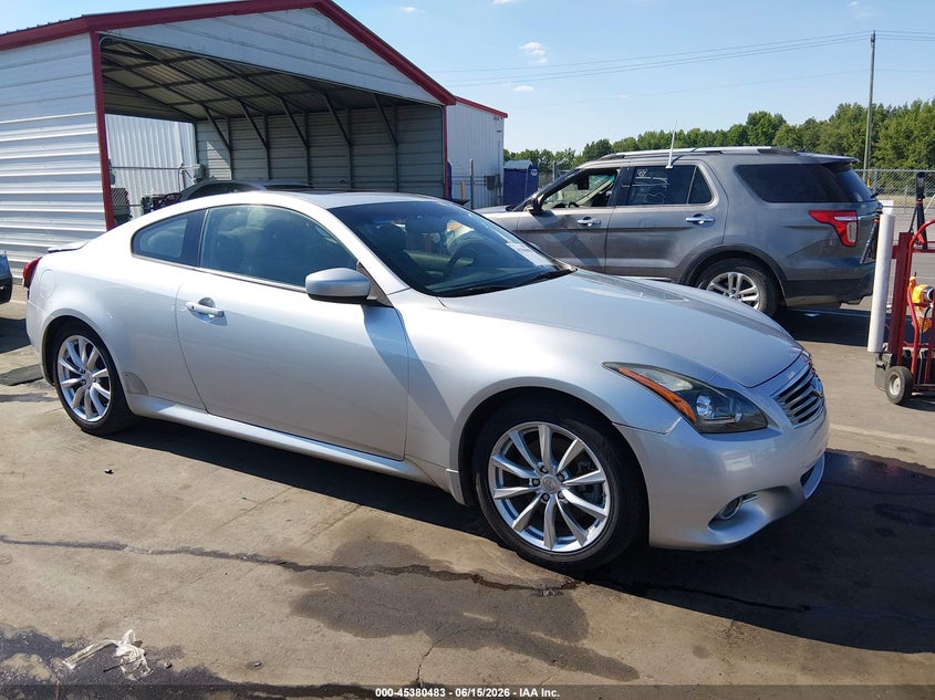 2014 Infiniti Q60 VIN JN1CV6EK4EM112573 IAAI salvage auction — REAR END, Salvage (North Carolina), sold $2,550 on 2026-07-22 (photo 1)