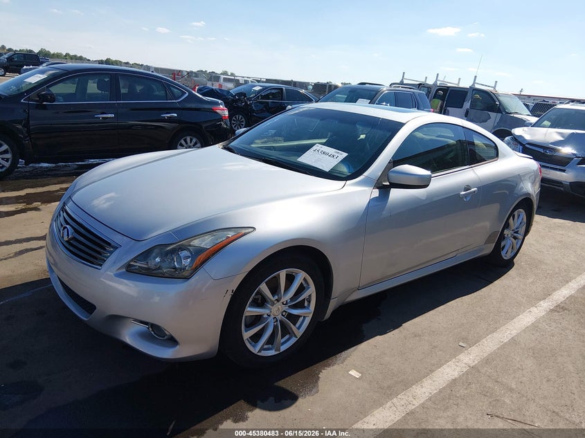 2014 Infiniti Q60 VIN JN1CV6EK4EM112573 IAAI salvage auction — REAR END, Salvage (North Carolina), sold $2,550 on 2026-07-22 (photo 2)