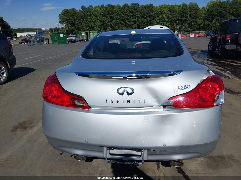 2014 Infiniti Q60 VIN JN1CV6EK4EM112573 IAAI salvage auction — REAR END, Salvage (North Carolina), sold $2,550 on 2026-07-22 (photo 6)