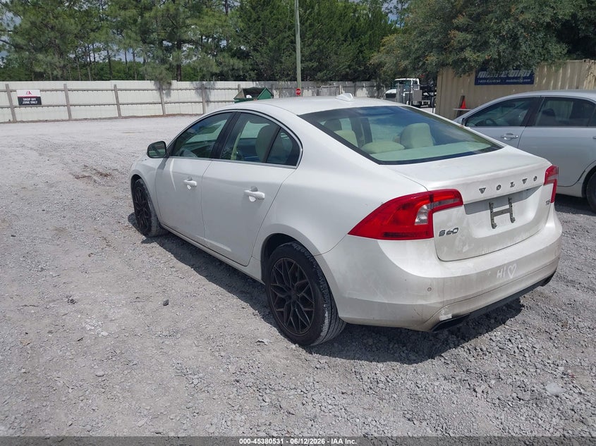 2015 Volvo S60 VIN YV140MFM1F1355727 IAAI salvage auction — NORMAL WEAR, Clear (Florida), sold $1,150 on 2026-07-09 (photo 3)