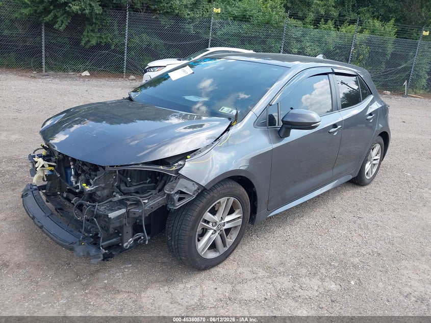 2022 Toyota Corolla VIN JTND4MBE4N3190246 IAAI salvage auction — FRONT END, Salvage Title, sold $3,200 on 2026-07-24 (photo 2)