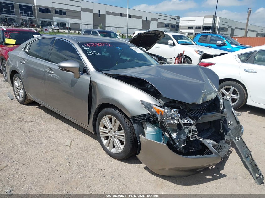 2015 Lexus ES VIN JTHBK1GGXF2160992 IAAI salvage auction — FRONT END, Clear (Texas), sold $3,500 on 2026-07-07 (photo 1)