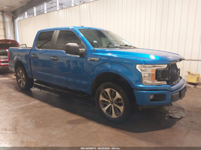 2019 Ford F-150 VIN 1FTEW1EP1KKE49842 IAAI salvage auction — FRONT END, Salvage Title, sold $7,900 on 2026-07-31 (photo 1)