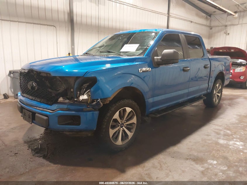2019 Ford F-150 VIN 1FTEW1EP1KKE49842 IAAI salvage auction — FRONT END, Salvage Title, sold $7,900 on 2026-07-31 (photo 2)