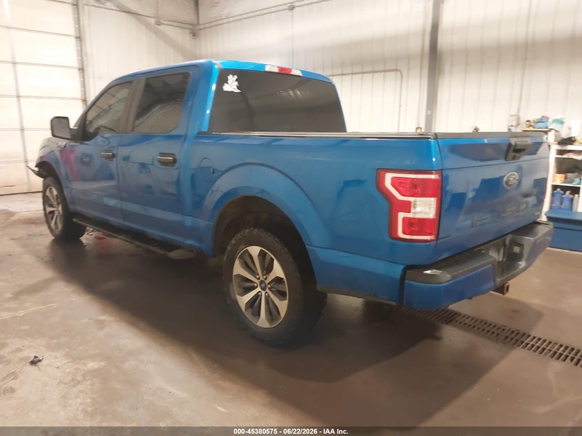 2019 Ford F-150 VIN 1FTEW1EP1KKE49842 IAAI salvage auction — FRONT END, Salvage Title, sold $7,900 on 2026-07-31 (photo 3)