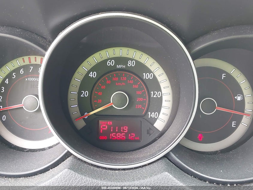 2011 Kia Forte VIN KNAFU4A22B5420562 IAAI salvage auction — NORMAL WEAR, Original (Maine), sold $350 on 2026-07-13 (photo 7)