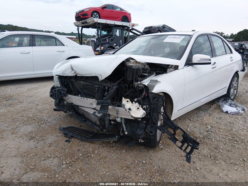 2013 Mercedes-benz C-klasse VIN WDDGF4HB9DR281183 IAAI salvage auction — FRONT END, Clear (Arkansas), sold $325 on 2026-07-30 (photo 6)