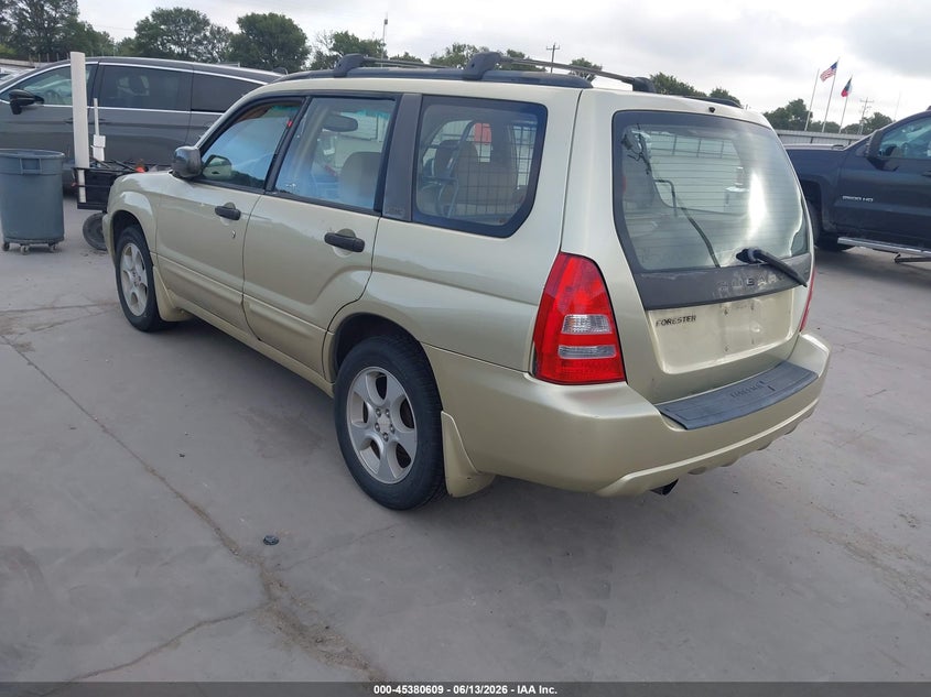 2004 Subaru Forester VIN JF1SG65654H741780 IAAI salvage auction — NORMAL WEAR, Original (Texas), sold $225 on 2026-07-14 (photo 3)