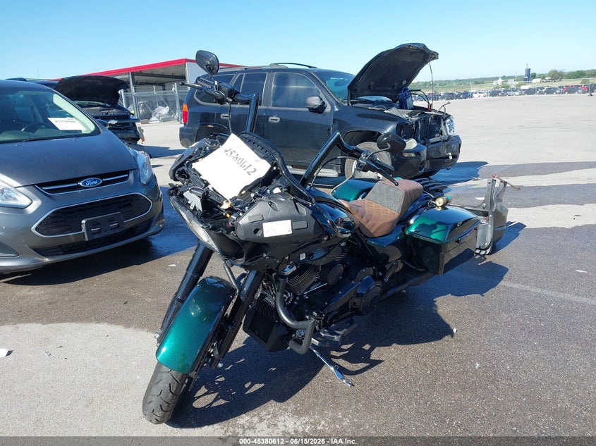 2021 Harley-davidson Road glide VIN 1HD1KTP1XMB624427 IAAI salvage auction — FRONT END, Certificate Of Title (Nebraska), sold $7,200 on 2026-07-23 (photo 2)