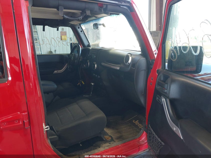 2012 Jeep Wrangler / VIN 1C4BJWEG8CL164047 IAAI salvage auction — LEFT REAR, Salvage (North Dakota), sold $4,250 on 2026-07-09 (photo 5)