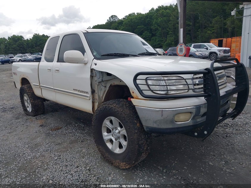 2000 Toyota Tundra VIN 5TBBT4810YS040486 IAAI salvage auction — SIDE, Salvage (Georgia), sold $1,250 on 2026-07-15 (photo 1)
