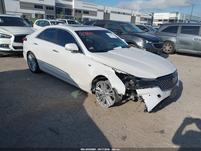 2022 Cadillac Ct4 VIN 1G6DB5RK9N0131712 IAAI salvage auction — FRONT END, Salvage Title, sold $9,600 on 2026-07-21 (photo 1)