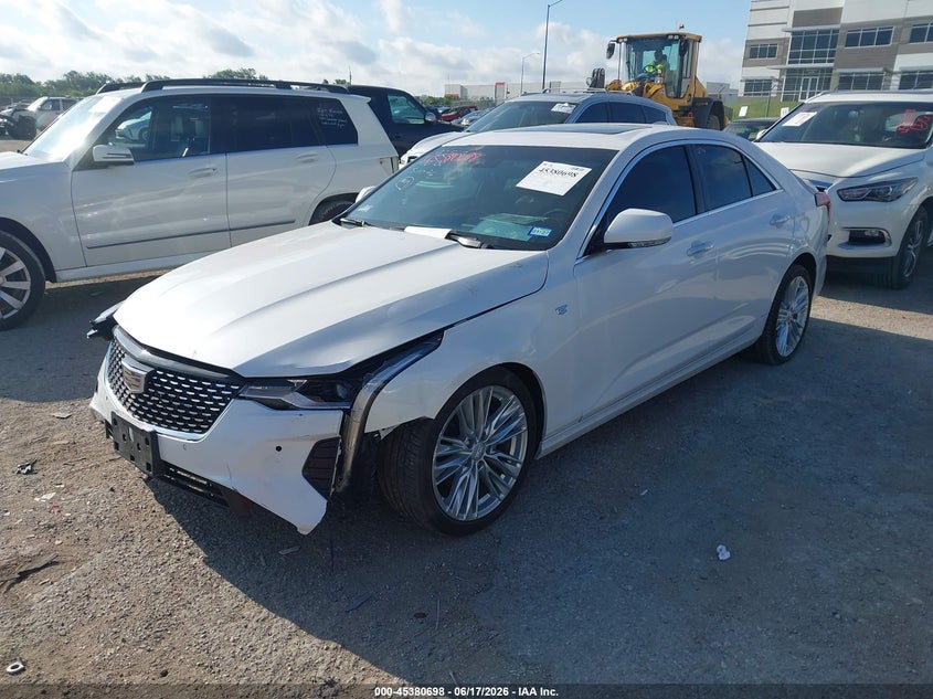 2022 Cadillac Ct4 VIN 1G6DB5RK9N0131712 IAAI salvage auction — FRONT END, Salvage Title, sold $9,600 on 2026-07-21 (photo 2)