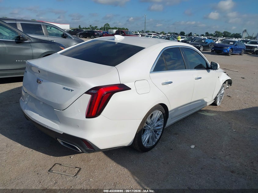 2022 Cadillac Ct4 VIN 1G6DB5RK9N0131712 IAAI salvage auction — FRONT END, Salvage Title, sold $9,600 on 2026-07-21 (photo 4)