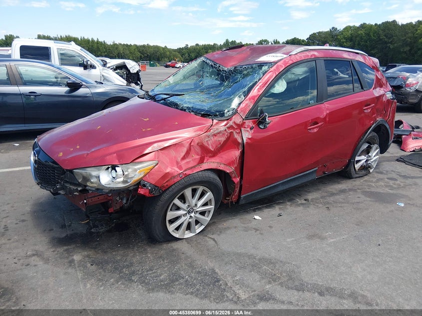 2014 Mazda Cx-5 VIN JM3KE2CY8E0362728 IAAI salvage auction — ROLLOVER, Salvage (North Carolina), sold $500 on 2026-07-22 (photo 2)