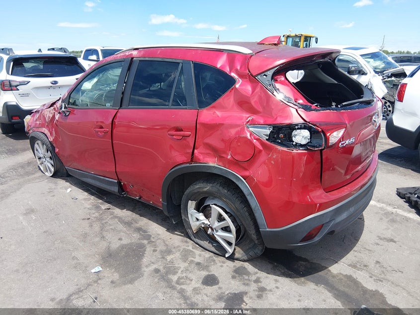 2014 Mazda Cx-5 VIN JM3KE2CY8E0362728 IAAI salvage auction — ROLLOVER, Salvage (North Carolina), sold $500 on 2026-07-22 (photo 3)