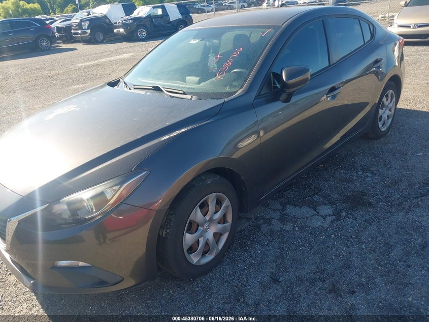 2014 Mazda 3 VIN JM1BM1U72E1184434 IAAI salvage auction — UNKNOWN, Salvage - Less Than 75% (Maryland), sold $1,350 on 2026-07-29 (photo 6)