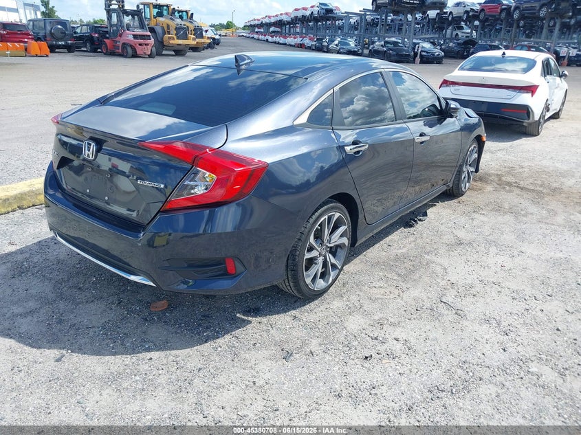 2019 Honda Civic VIN JHMFC1F92KX002192 IAAI salvage auction — LEFT SIDE, Rebuildable (Florida), sold $5,200 on 2026-07-07 (photo 4)