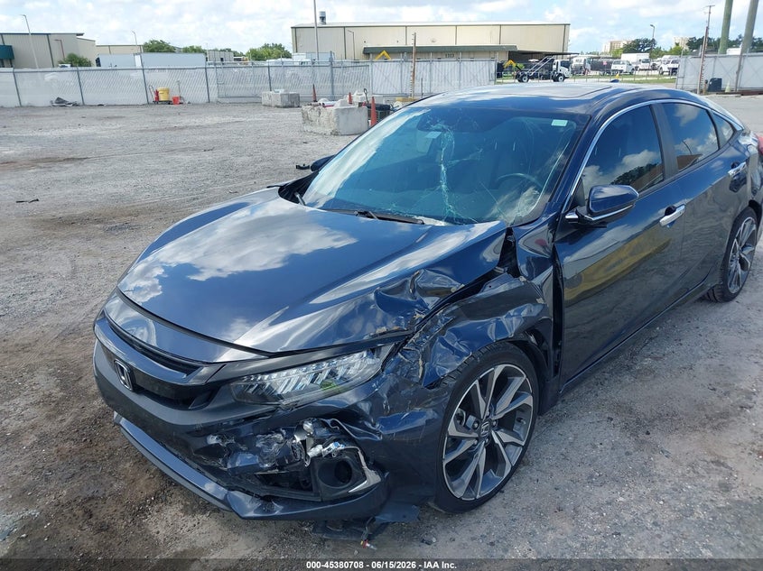 2019 Honda Civic VIN JHMFC1F92KX002192 IAAI salvage auction — LEFT SIDE, Rebuildable (Florida), sold $5,200 on 2026-07-07 (photo 6)