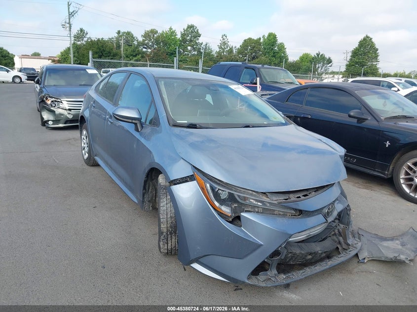 2020 Toyota Corolla VIN 5YFEPRAE1LP028352 IAAI salvage auction — FRONT END, Salvage Title, sold $2,350 on 2026-07-26 (photo 1)