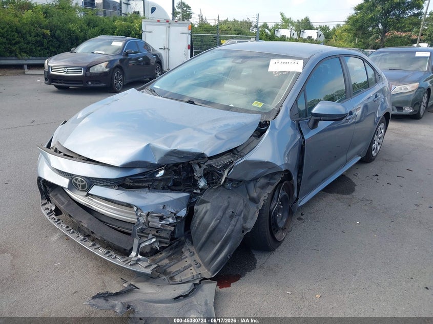 2020 Toyota Corolla VIN 5YFEPRAE1LP028352 IAAI salvage auction — FRONT END, Salvage Title, sold $2,350 on 2026-07-26 (photo 2)
