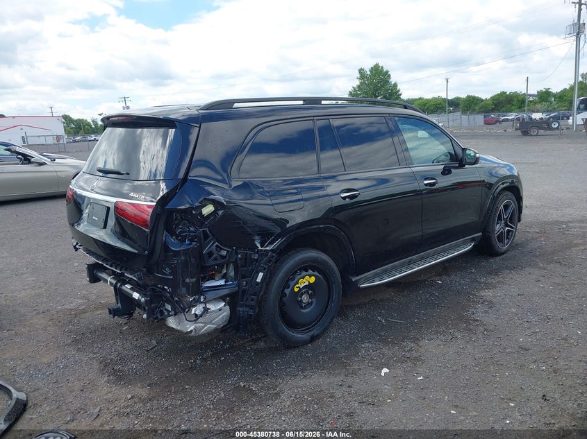 2022 Mercedes-benz Gls-klasse VIN 4JGFF5KEXNA789933 IAAI salvage auction — REAR END, Salvage Title, sold $30,850 on 2026-08-26 (photo 4)