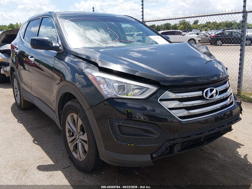 2016 Hyundai VIN 5XYZT3LB8GG374891 IAAI salvage auction — LEFT FRONT, Salvage (Louisiana), sold $1,150 on 2026-07-10 (photo 1)