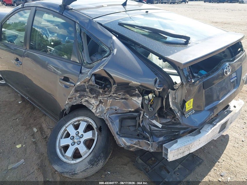 2008 Toyota Prius VIN JTDKB20U983444327 IAAI salvage auction — REAR END, Salvage (Massachusetts), sold $475 on 2026-07-24 (photo 6)