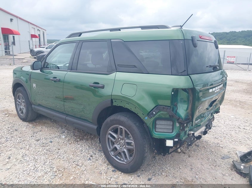 2025 Ford Bronco sport VIN 3FMCR9BN0SRF40284 IAAI salvage auction — REAR END, Salvage (Arkansas), sold $1,050 on 2026-07-29 (photo 3)