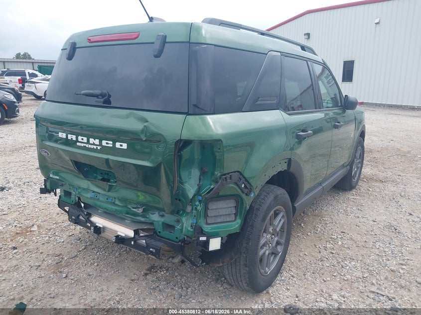 2025 Ford Bronco sport VIN 3FMCR9BN0SRF40284 IAAI salvage auction — REAR END, Salvage (Arkansas), sold $1,050 on 2026-07-29 (photo 4)