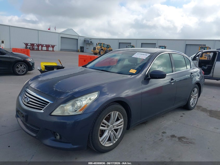 2012 Infiniti G VIN JN1CV6AP5CM930683 IAAI salvage auction — HAIL, Original (Texas), sold $575 on 2026-07-22 (photo 2)