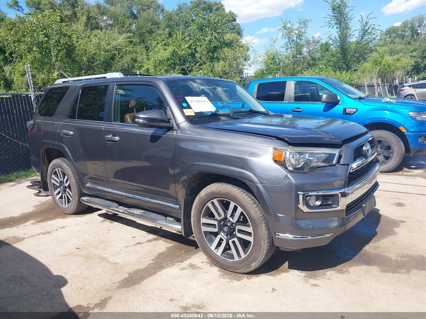 2018 Toyota 4runner VIN JTEBU5JR6J5517827 IAAI salvage auction — LEFT SIDE, Salvage (Missouri), sold $14,950 on 2026-07-22 (photo 1)