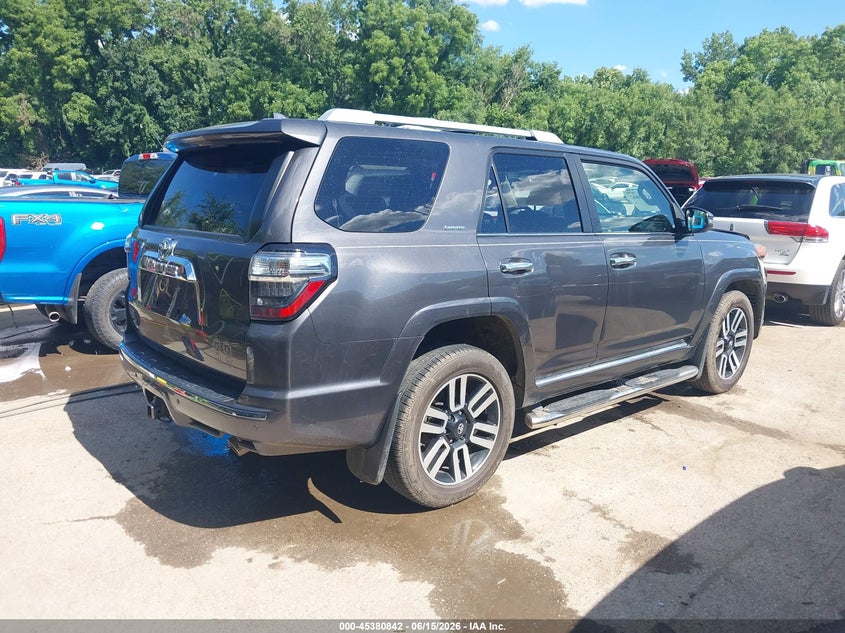 2018 Toyota 4runner VIN JTEBU5JR6J5517827 IAAI salvage auction — LEFT SIDE, Salvage (Missouri), sold $14,950 on 2026-07-22 (photo 4)