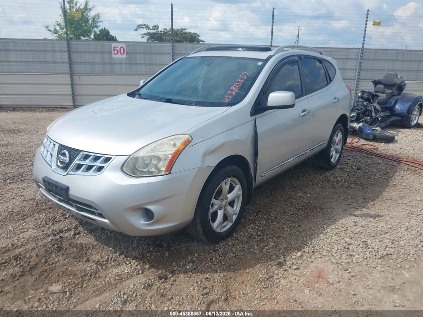 2011 Nissan Rogue VIN JN8AS5MT9BW162181 IAAI salvage auction — REAR END, Salvage (Alabama), sold $100 on 2026-07-14 (photo 2)