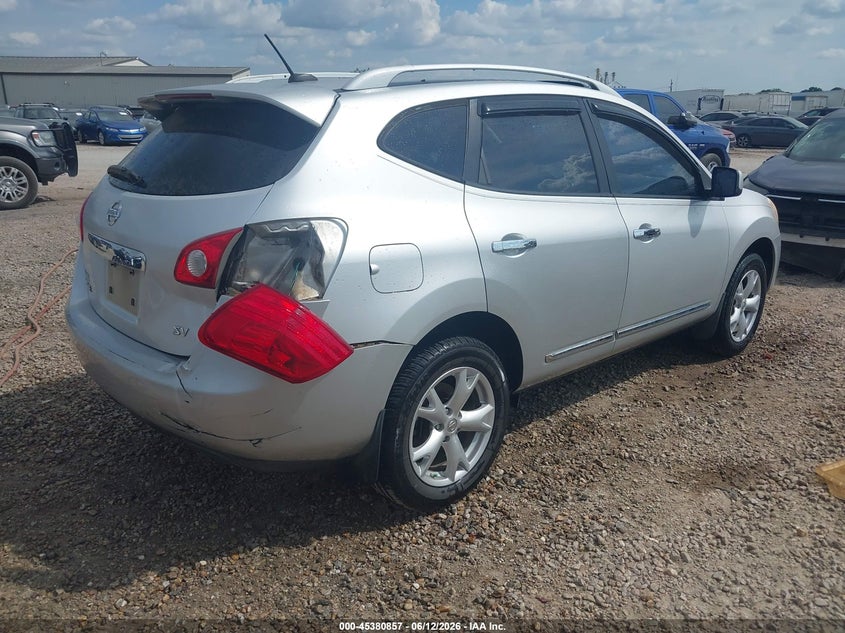 2011 Nissan Rogue VIN JN8AS5MT9BW162181 IAAI salvage auction — REAR END, Salvage (Alabama), sold $100 on 2026-07-14 (photo 4)