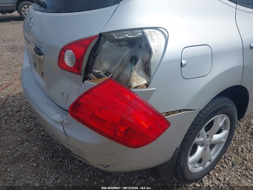 2011 Nissan Rogue VIN JN8AS5MT9BW162181 IAAI salvage auction — REAR END, Salvage (Alabama), sold $100 on 2026-07-14 (photo 6)