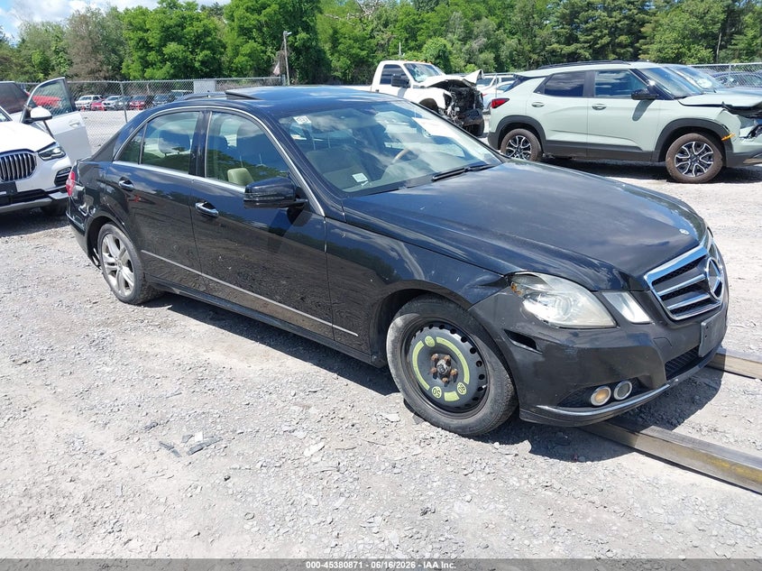 2010 Mercedes-benz E-class VIN WDDHF8HB9AA208367 IAAI salvage auction — FRONT END, Mv-907A (New York), sold $925 on 2026-07-07 (photo 1)