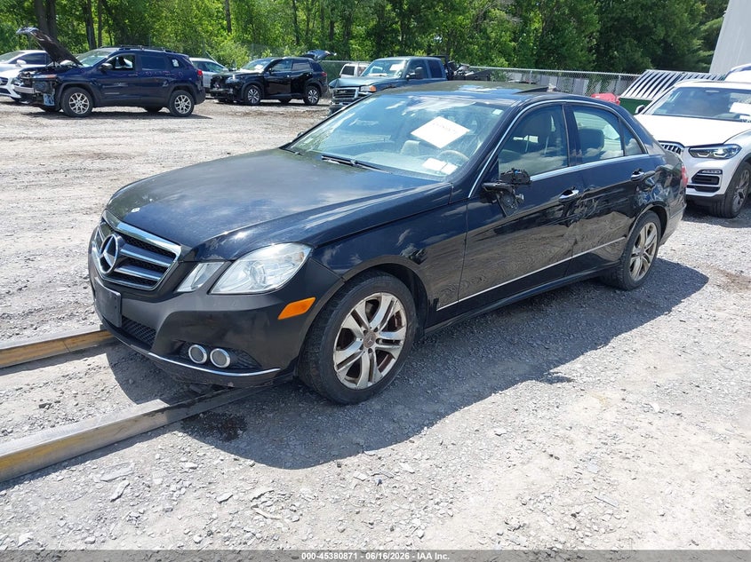 2010 Mercedes-benz E-class VIN WDDHF8HB9AA208367 IAAI salvage auction — FRONT END, Mv-907A (New York), sold $925 on 2026-07-07 (photo 2)