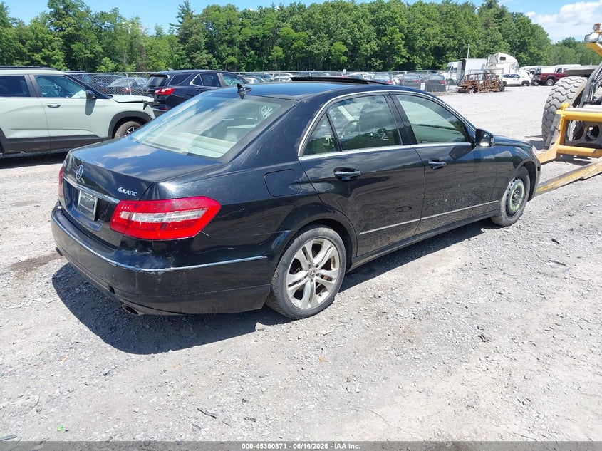 2010 Mercedes-benz E-class VIN WDDHF8HB9AA208367 IAAI salvage auction — FRONT END, Mv-907A (New York), sold $925 on 2026-07-07 (photo 4)