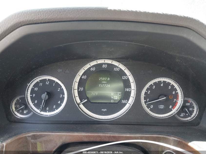 2010 Mercedes-benz E-class VIN WDDHF8HB9AA208367 IAAI salvage auction — FRONT END, Mv-907A (New York), sold $925 on 2026-07-07 (photo 7)
