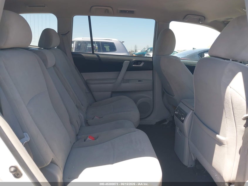 2012 Toyota Highlander VIN 5TDBK3EH2CS143455 IAAI salvage auction — FRONT END, Salvage Title, sold $2,100 on 2026-07-22 (photo 8)