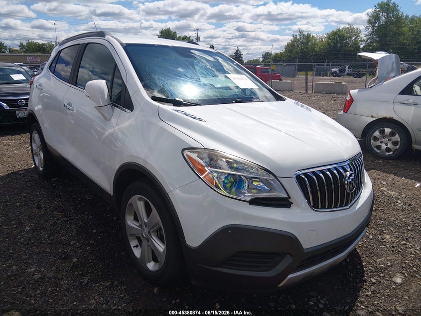 2016 Buick Encore VIN KL4CJASB6GB733550 IAAI salvage auction — LEFT FRONT, Salvage (Ohio), sold $2,550 on 2026-07-08 (photo 1)