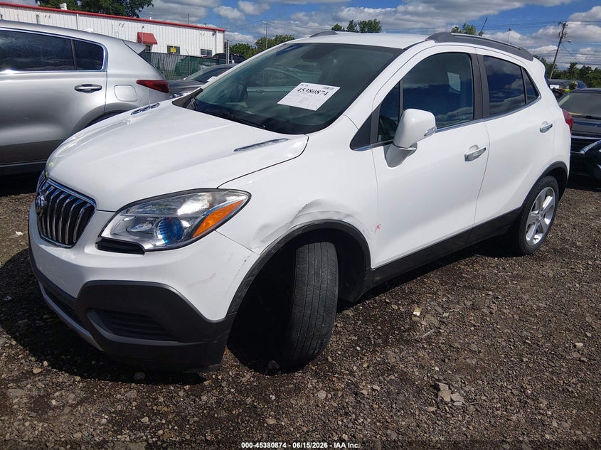 2016 Buick Encore VIN KL4CJASB6GB733550 IAAI salvage auction — LEFT FRONT, Salvage (Ohio), sold $2,550 on 2026-07-08 (photo 2)