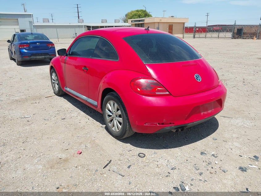 2014 Volkswagen Beetle VIN 3VWF17AT6EM652826 IAAI salvage auction — RIGHT FRONT, Salvage Title, sold $1,150 on 2026-08-10 (photo 3)