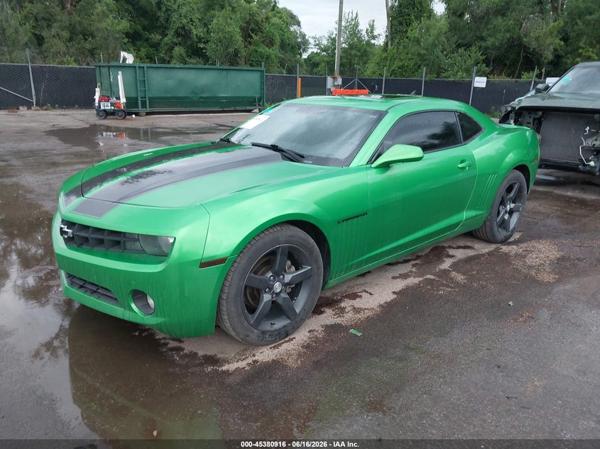 2010 Chevrolet Camaro VIN 2G1FB1EV5A9200189 IAAI salvage auction — SIDE, Salvage (Kansas), sold $1,300 on 2026-07-11 (photo 2)