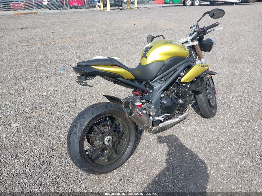 2013 Triumph motorcycle Speed triple VIN SMTN01PK2DT555931 IAAI salvage auction — UNKNOWN, Salvage (South Carolina), sold $1,700 on 2026-07-14 (photo 4)