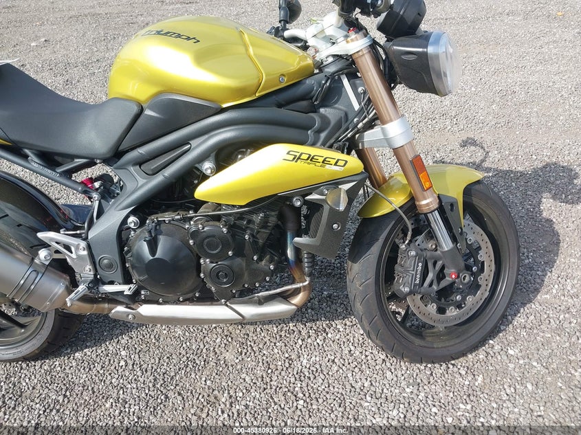 2013 Triumph motorcycle Speed triple VIN SMTN01PK2DT555931 IAAI salvage auction — UNKNOWN, Salvage (South Carolina), sold $1,700 on 2026-07-14 (photo 8)