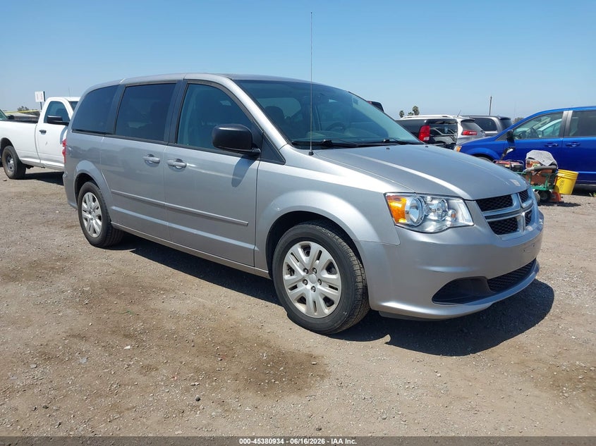 2017 Dodge Caravan VIN 2C4RDGBG9HR736533 IAAI salvage auction — NORMAL WEAR, SF97 (California), sold $8,600 on 2026-07-28 (photo 1)
