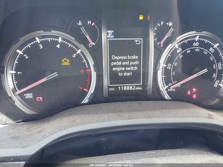 2020 Toyota 4runner VIN JTEBU5JRXL5755800 IAAI salvage auction — FRONT END, Salvage (Idaho), sold $12,100 on 2026-07-06 (photo 7)